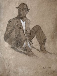 PasztorfiunPortuguês: Shepherd Boyn de Laszlo Mednyanszky